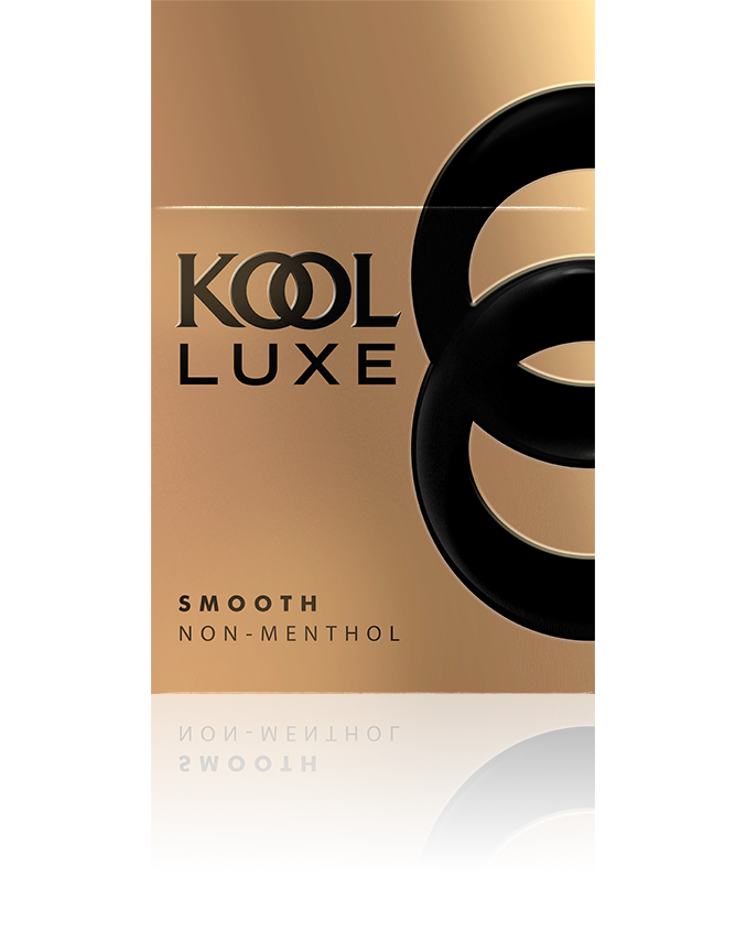 Kool Luxe Smooth Non-Menthol Gold Cigarette Pack