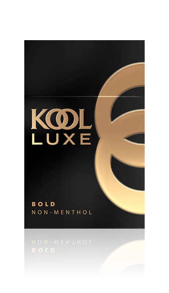 Kool Luxe Bold Non-Menthol Black Cigarette Pack