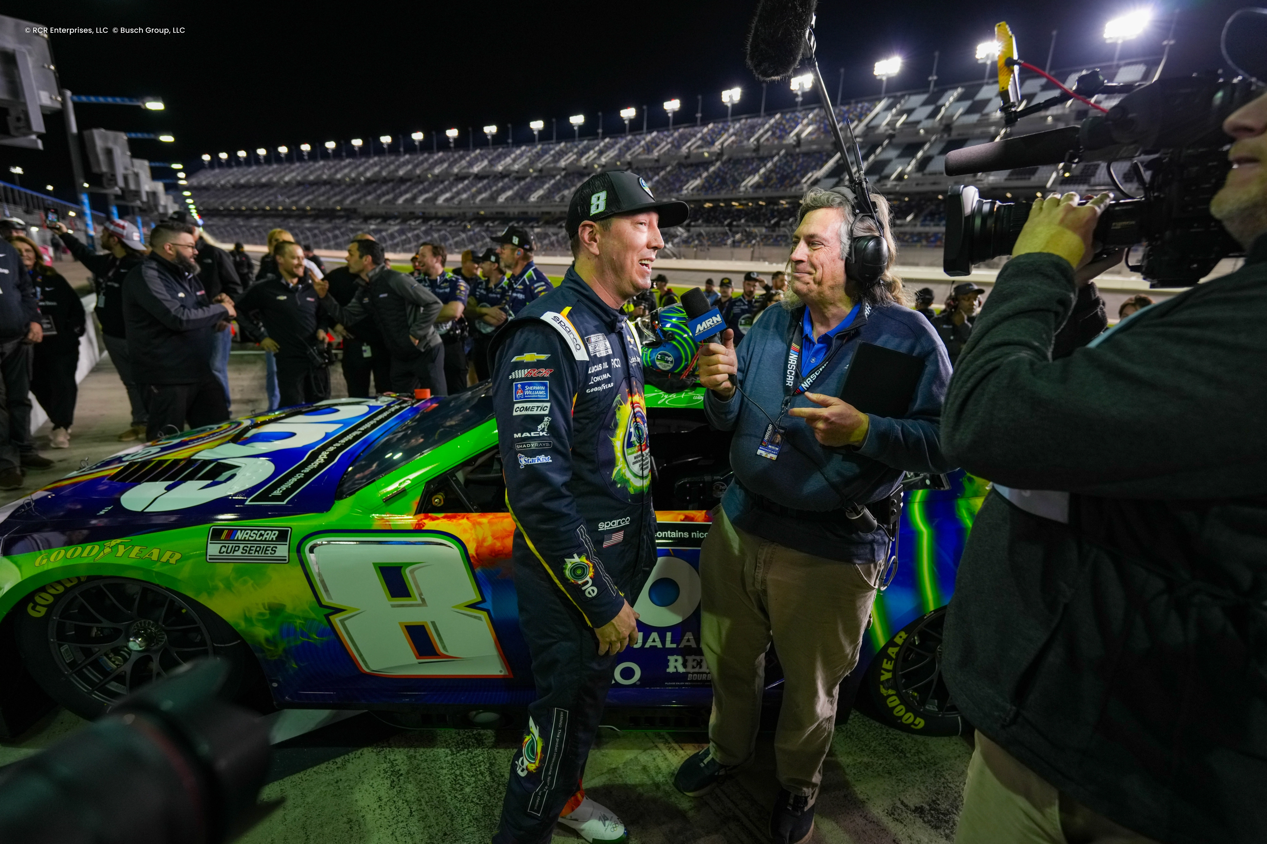Kyle Busch in an interview