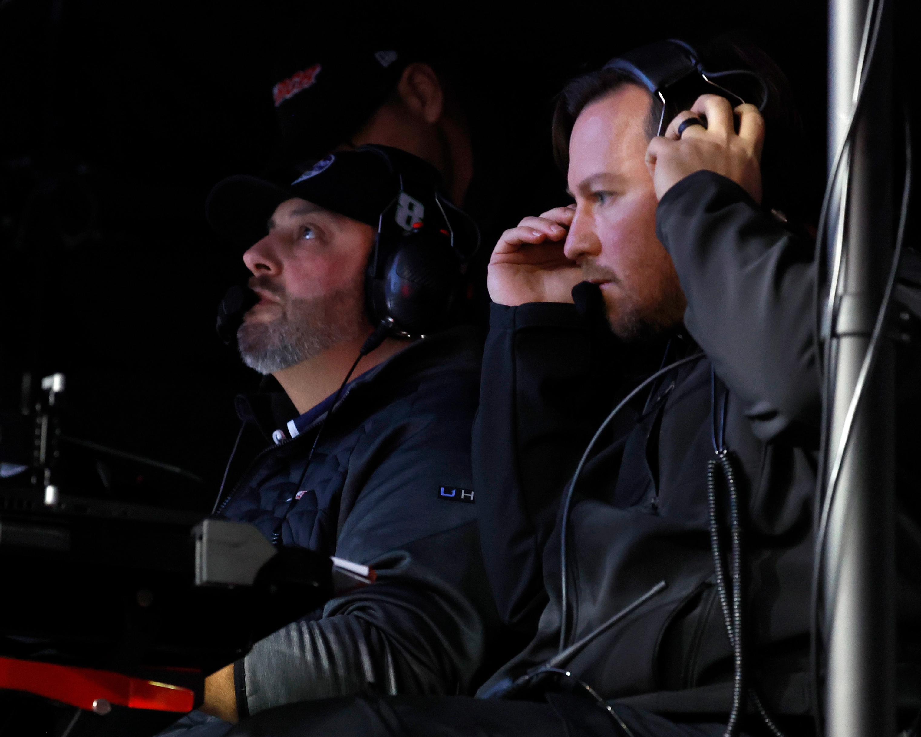 Zone Race Manager with headphones on